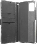 Insmat Exclusive Flip Case wallet case, Samsung Galaxy A71, black