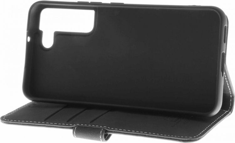 Insmat Exclusive Flip Case wallet case, Samsung Galaxy S22 5G, black