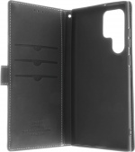 Insmat Exclusive Flip Case wallet case, Samsung Galaxy S22 Ultra 5G, black