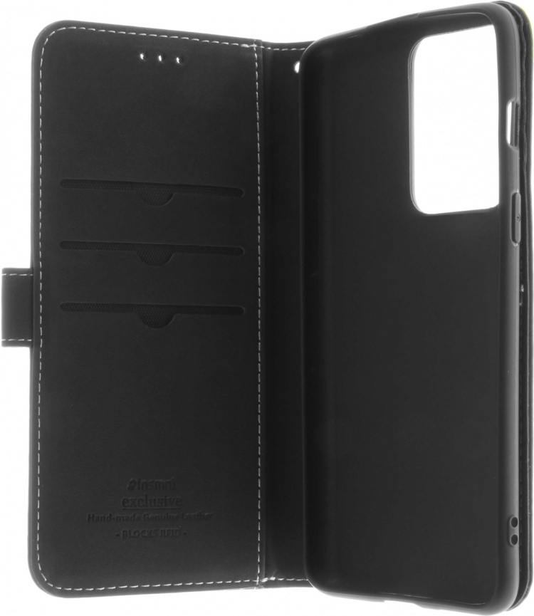 Insmat Exclusive Flip Case wallet case, OnePlus Nord 2T 5G, black