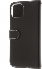 Insmat Exclusive Flip Case wallet case, iPhone 14 Pro, black