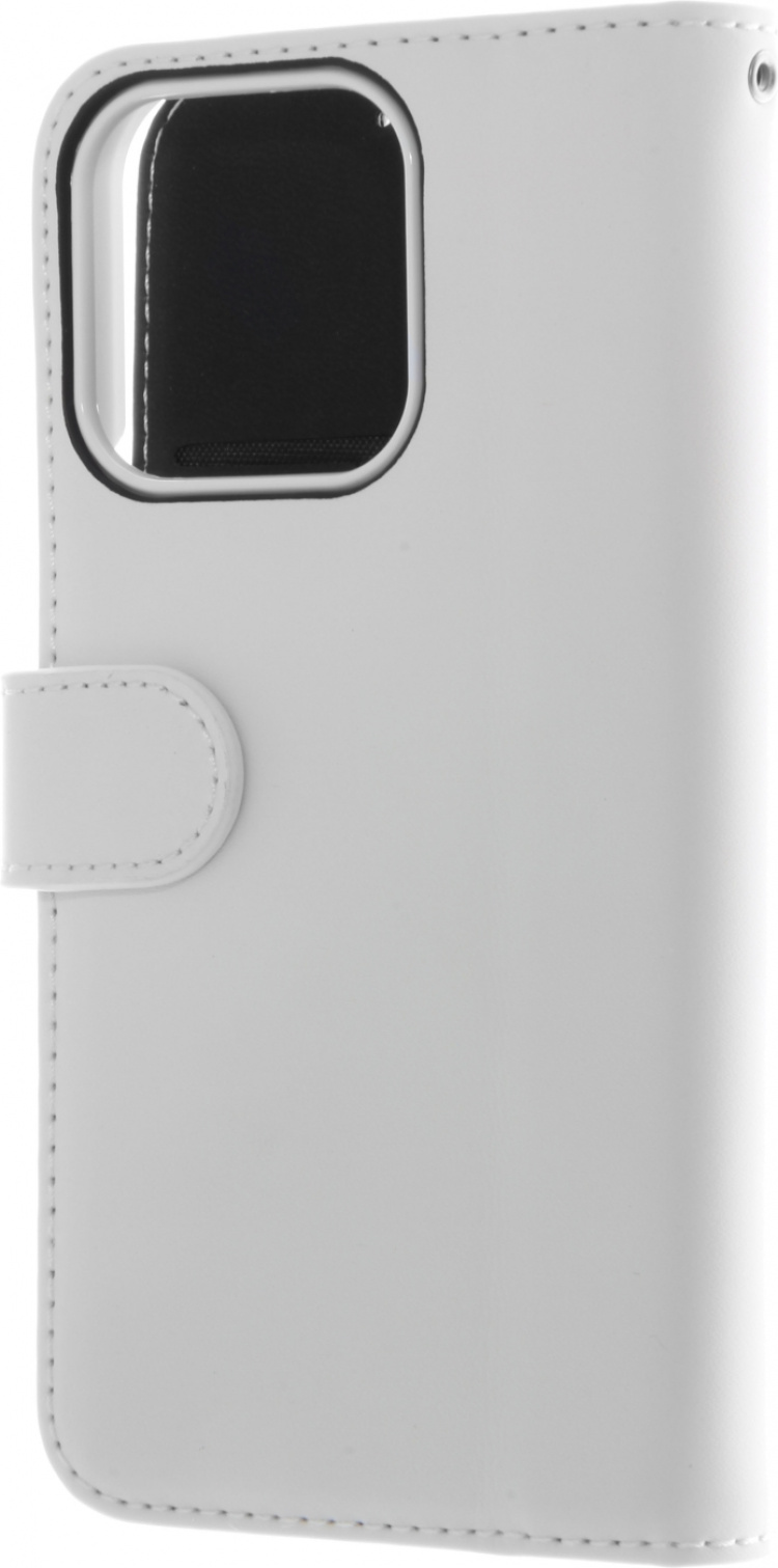 Insmat Exclusive Flip Case Wallet Case, iPhone 13 Pro, white