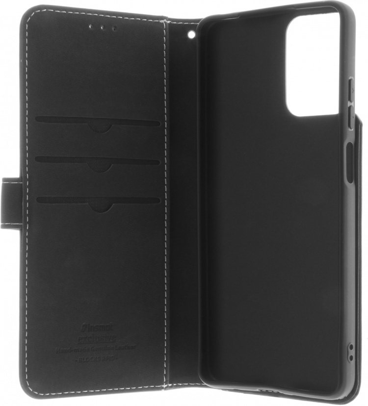 Insmat Exclusive Flip Case wallet case, Motorola Moto G24 Power, black
