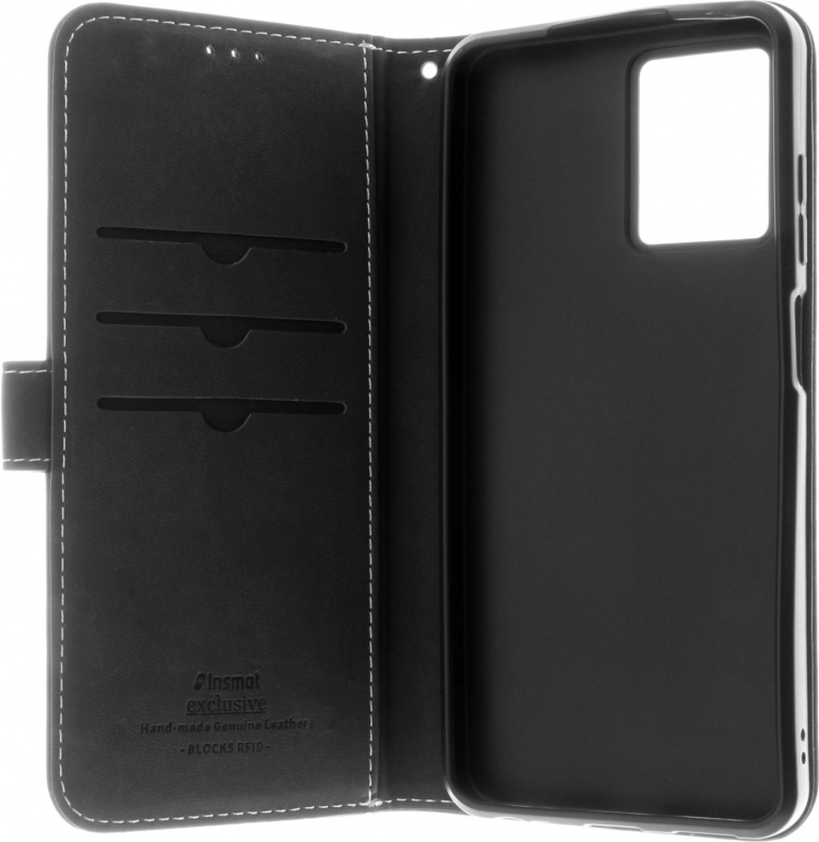 Insmat Exclusive Flip Case wallet case, HMD Pulse / Pulse+ /. Pulse Pro, black