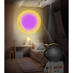 Mobility On Board Projector Mini Stellar Light White Astronaut