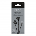 MIXX Headphone Soundport USB-C In-Ear Wired Black