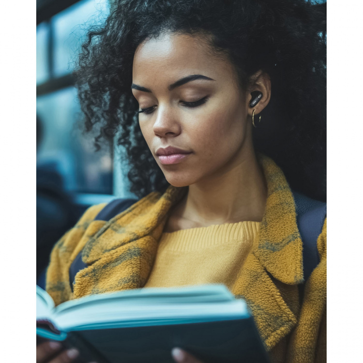 MIXX Headphone Mini Charge 2 In-Ear Tws Qi Wireless Black