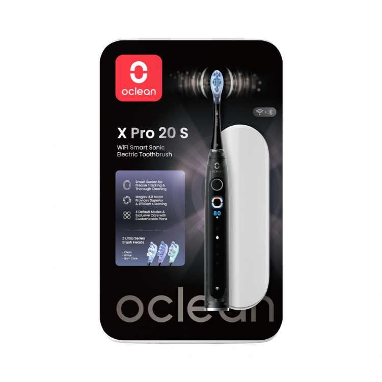 Oclean Electric Toothbrush X Pro 20 Set Black Oclean Electric Toothbrush X Pro 20 Set Black