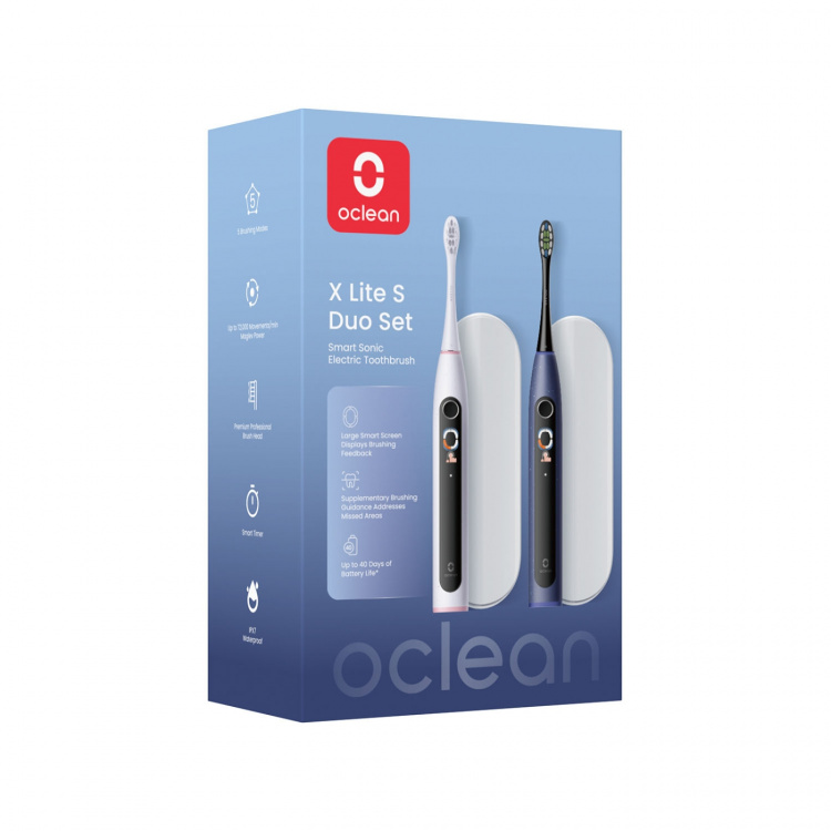Oclean Electric Toothbrush X Lite S Duo Set Dark Blue+Grey