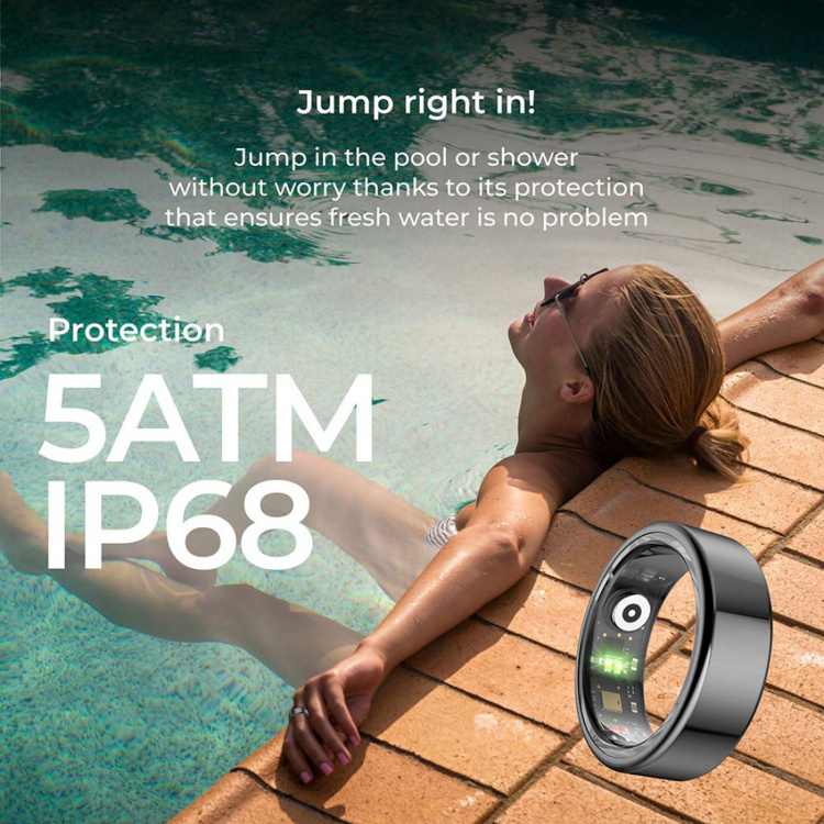 KSIX Smart Ring Saturn - M