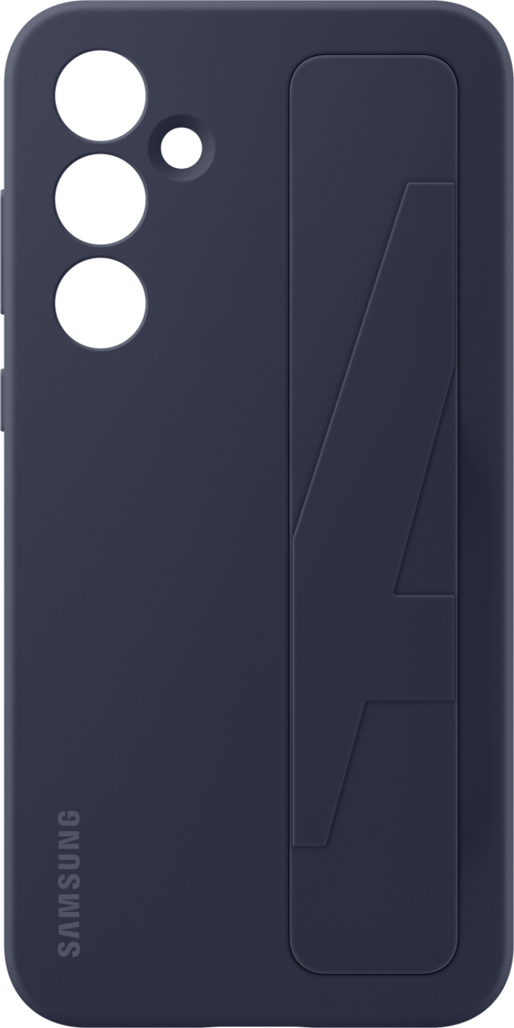 Samsung Galaxy A55 Standing Grip Case, blue / black