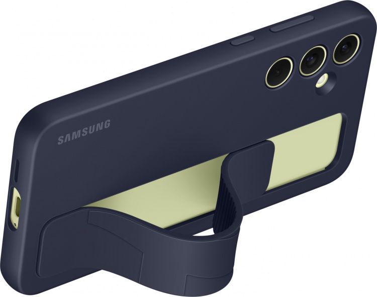 Samsung Galaxy A55 Standing Grip Case, blue / black