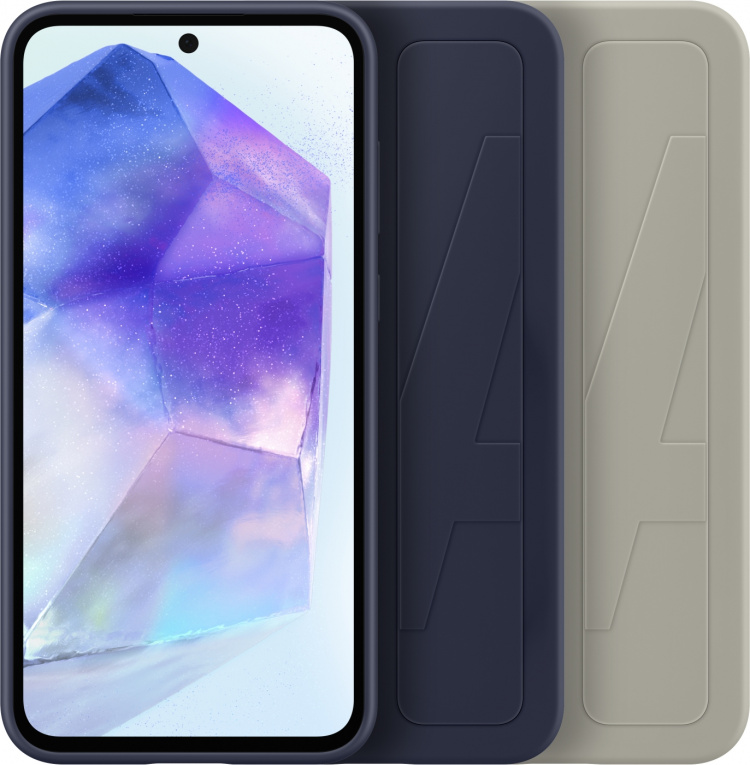 Samsung Galaxy A55 Standing Grip Case, grey