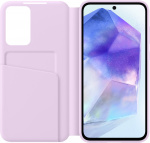 Samsung Galaxy A55 Smart View Wallet Case, lavender