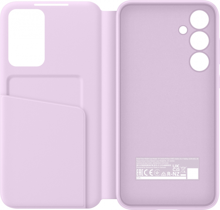 Samsung Galaxy A55 Smart View Wallet Case, lavender