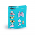 Lucky Doggy Hair Accessories Hearts and Crown - (OT-LDA5012)