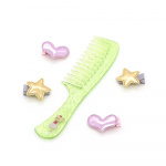 Lucky Doggy Hair Accessories Green Brush - (OT-LDA5006)