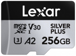 Lexar microSDXC Professional SILVER Plus UHS-I/U3/A2/4K R205/W150 (V30) - 256GB Lexar microSDXC Professional SILVER Plus UHS-I/U3/A2/4K R205/W150 (V30) - 256GB