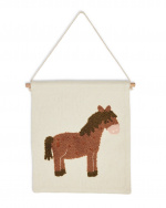 Smallstuff Wall deco, horse - Natural - 37x33 cm (40023-14) Smallstuff Wall deco, horse - Natural - 37x33 cm (40023-14)