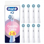 Oral B iO Series Gentle Care Replacement Brush Heads - White - 8 count