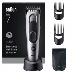 Braun Hair Clipper Series 7, +5 Styling Tools, HC7590 - Grey Braun Hair Clipper Series 7, +5 Styling Tools, HC7590 - Grey