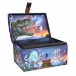 Dino World Treasure Chest With Code, Sound And Light - (0413441)