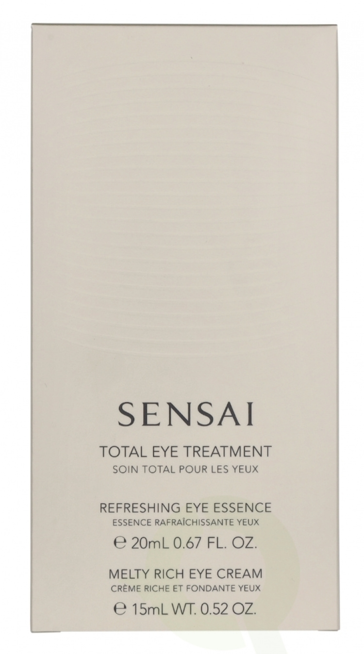 Sensai Total Eye Treatment Giftset 35 ml Refreshing Eye Essence 20ml/Melty Rich Eye Cream 15ml
