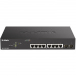 D-Link DGS-1100-10MPV2 10-port PoE+ Smart Administrerbar Gigabitswitch