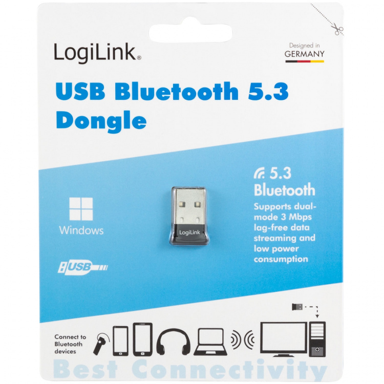LogiLink USB-adapter Bluetooth 5.3 20m LogiLink USB-adapter Bluetooth 5.3 20m