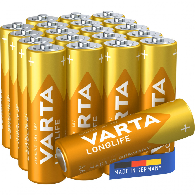 Varta Longlife AA / LR06 Batteri 20-pack Varta Longlife AA / LR06 Batteri 20-pack