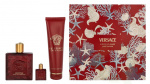 Versace Eros Flame Giftset 255 ml Edp Spray 100ml/ Bath & Shower Gel 150ml/Miniatura