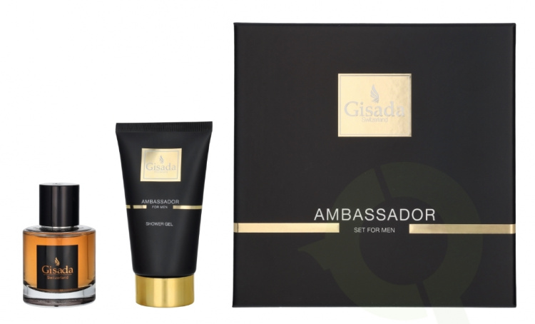 Gisada Ambassador Men Giftset 150 ml Edp Spray 50 ml/ Showergel 100 ml