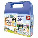 Educa Puzzle Suitcase 2x48 - Bluey (80-19831)