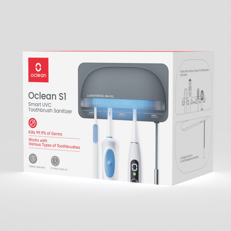 Oclean Sterilizer S1 UV-C Toothbrush Sanitizer Grey