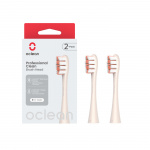 Oclean Brush Head Professional Clean 2 Pack Golden