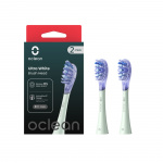 Oclean Brush Head Ultra White 2 Pack Green