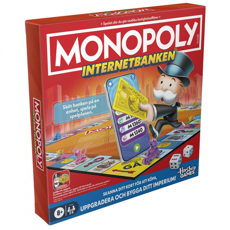 Hasbro gaming Board Game Monopoly App Banking (SE)