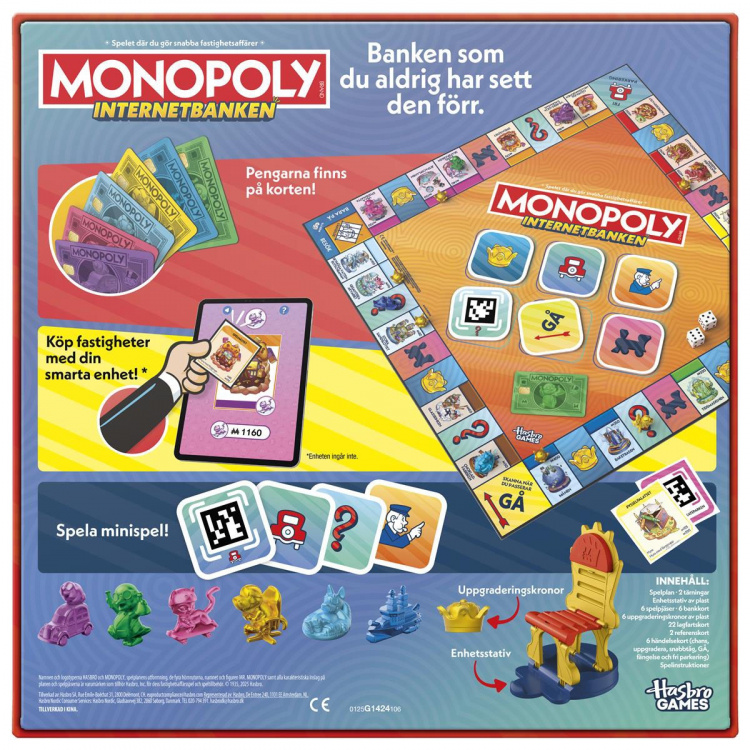 Hasbro gaming Board Game Monopoly App Banking (SE)