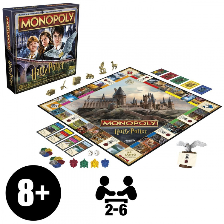 Hasbro gaming Board Game Monopoly Harry Potter (SE/FI)