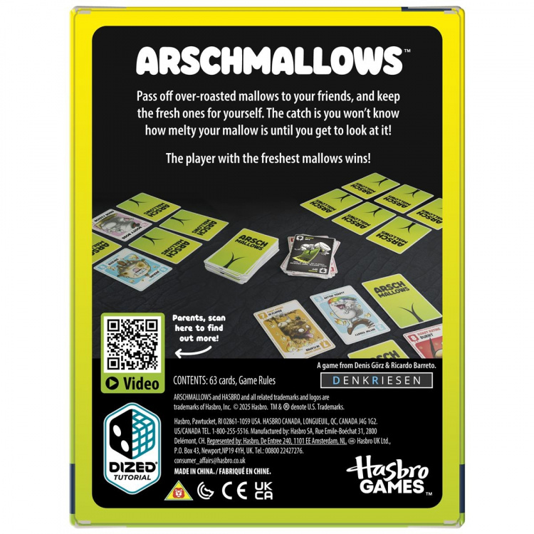 Hasbro gaming Card Game Arschmallows (EN)