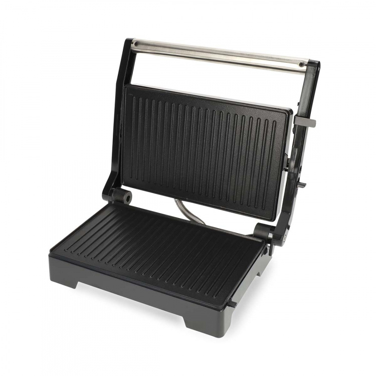 MELISSA Panini grill and contact grill with non-stick coating and overheating protection 1000W Black