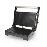 MELISSA Panini grill and contact grill with non-stick coating and overheating protection 1000W Black