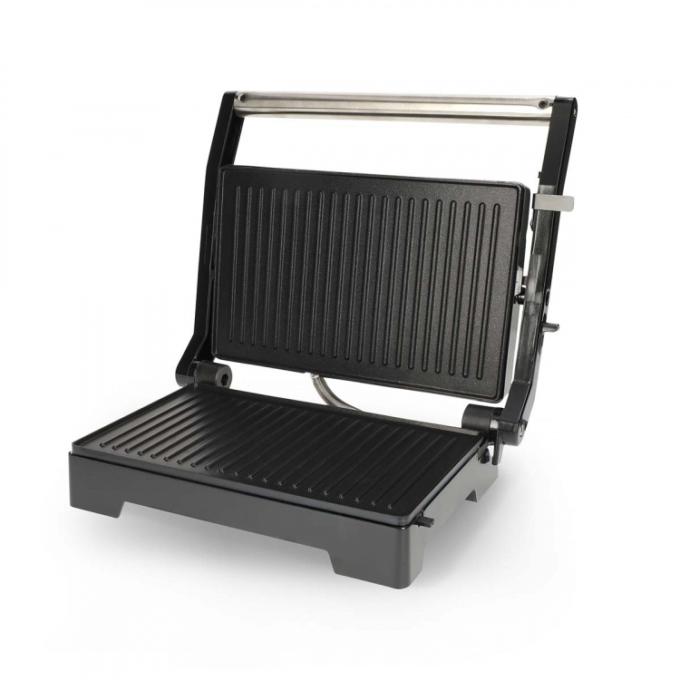 MELISSA Panini grill and contact grill with non-stick coating and overheating protection 1000W Black