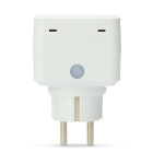 Nedis SmartLife Smart Plug | IP44 | Power meter | 3680 W | Plug with earth contact | -25 - 55 °C | Android™ / IOS | Grey / White | 1 pcs
