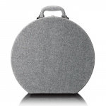 Lenco Wooden retro record player with built-in speakers, Bluetooth® and AT3600L cartridge Grey