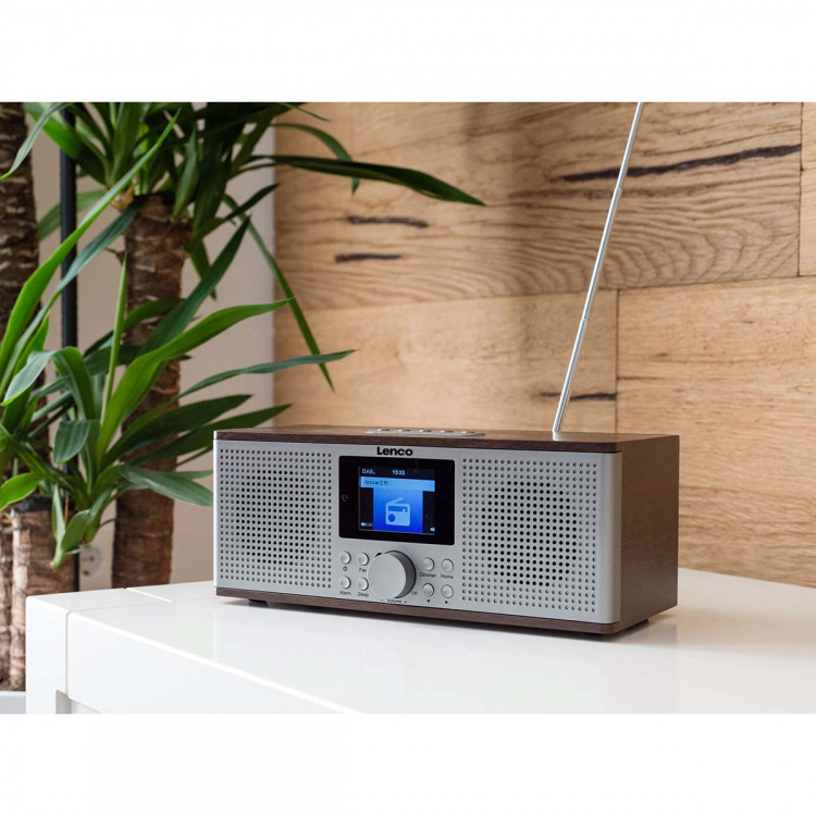 Lenco Smart Internet radio, with DAB+ / FM and Bluetooth® Wood Lenco Smart Internet radio, with DAB+ / FM and Bluetooth® Wood