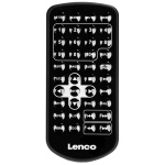 Lenco 9 inch DVD dual screen with brackets and headphone Black