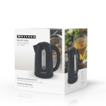 MELISSA Electric Kettle | 1.7 l | 2200 W | 360° pirouette base | Concealed heating element | Boil-dry protection | Black
