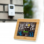 Alecto Weather station with wireless sensor Bamboo