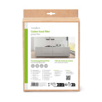 Nedis Cooker Hood Grease Filter | 57 x 47 cm | Replacement indicator | Cuttable